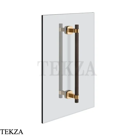 Gessi Jacqueline Полотенцедержатель для крепления на стекло, 30 см 77733-735, бронза глянец