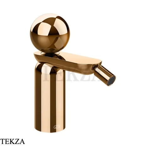 Gessi Perle Смеситель для биде без донного клапана 74068-735, бронза глянец