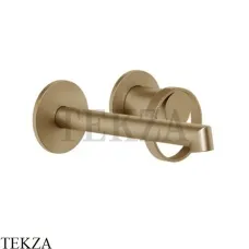 Gessi ANELLO Смеситель для раковины, с коротким изливом, внешняя часть 63381-726, Warm Bronze Br.