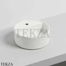 Cielo Theo Mini Round Раковина накладная с 1 отв. и без отв., без перелива LPLATFG TL, Talco белый матовый