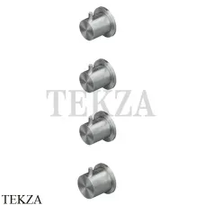 QuadroDesign Source Термостат для душа, 3 потока, внешняя часть, 12 50.00 AS, Brushed Stainless Steel QuadroDesign Source Термостат для душа, 3 потока, внешняя часть, 12 50.00 AS, Brushed Stainless Steel