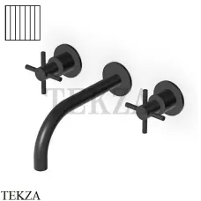 Zucchetti Helm Vertical Смеситель для раковины, внешняя часть ZHM760.XP81G2, brushed total black PVD