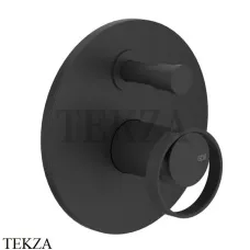 Gessi ANELLO Смеситель для душа круглый, на 2 потока 63377-299, Black XL Gessi ANELLO Смеситель для душа круглый, на 2 потока 63377-299, Black XL