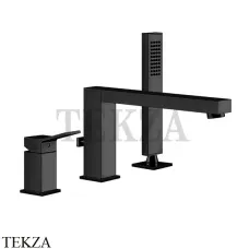 Gessi RETTANGOLO K Смеситель для ванны на 3 отверстия 53037-299, Black XL