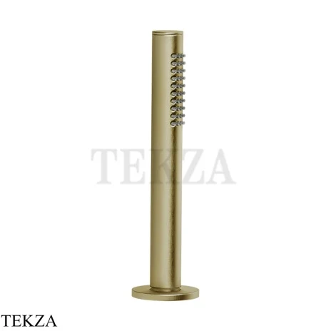 Gessi Душевой комплект на борт ванны, шланг, держатель 63327-727, шампань Brushed