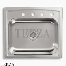 Kohler Toccata Мойка для кухни с 4 отв. под смеситель K-3348-4-NA, нержавеющая сталь Kohler Toccata Мойка для кухни с 4 отв. под смеситель K-3348-4-NA, нержавеющая сталь