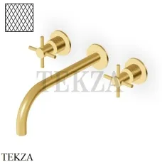 Zucchetti Helm Diagonal Смеситель для раковины, внешняя часть ZHM761.XP41G3, brushed gold PVD