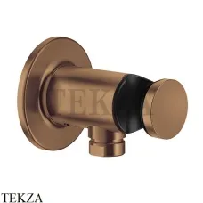Gessi INCISO SHOWER Держатель для душа с выводом для шланга 58161-726, Warm Bronze Br.