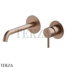 Newform X-Steel 316 Смеситель для раковины, внешняя часть 69628EX.59.067, PVD Brushed copper bronze