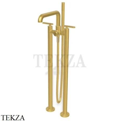 FIMA Carlo Frattini Park Line Смеситель для напольный, внешняя часть F1304/4OS, Brushed gold