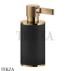 Gessi INCISO accessories Дозатор настольный для жидкого мыла, черный 58538-735, Warm Bronze PVD