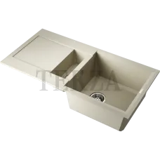 Omoikiri Sakaime 86-2 Кухонная мойка Tetogranit две чаши 4993118 ваниль