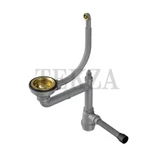 Omoikiri Арматура для одночашевых моек с круглым переливом WK-1-R 4956499 золото