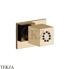 Gessi Rettangolo shower Душевая форсунка поворотная 20172-735, Warm Bronze PVD