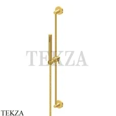 Newform Штанга с ручной лейкой стержневой и шлангом 67556.61.020, золото глянец
