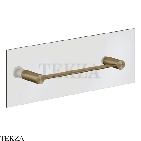 Gessi 316 ACCESSORIES Полотенцедержатель для крепления на стекло, 30 см 54921-791, Deep Bronze Brushed PVD