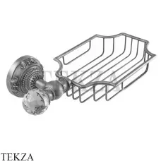 Migliore Cristalia SWAROVSKI Мыльница-решетка в душевую зону 16813, хром глянец Migliore Cristalia SWAROVSKI Мыльница-решетка в душевую зону 16813, хром глянец