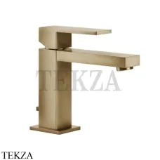 Gessi Rettangolo Смеситель для раковины, с донным клапаном 20001-726, Warm Bronze Br.