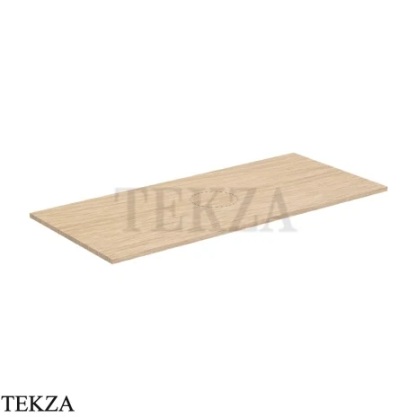 Flaminia Cubika столешница для ванной, цена за длину 100 см 100×38×1,2 см, натуральный дуб Rovere Naturale Greca