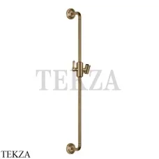 Gessi VENTI20 Штанга для ручного душа с держателем 65145-726, Warm Bronze Br. PVD