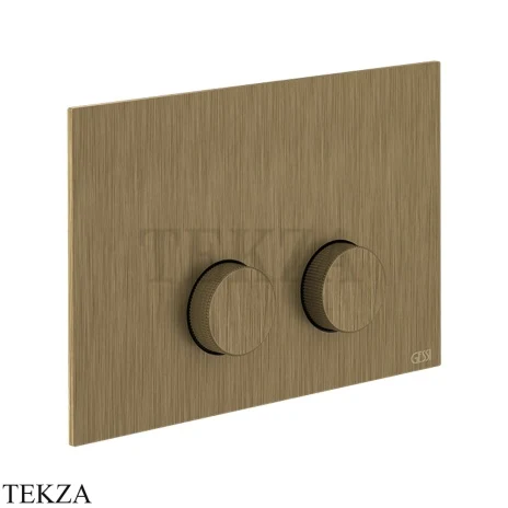 Gessi INGRANAGGIO Клавиша смыва для инсталляции SANIT, Villeroy&Boch 54643-713, бронза classic