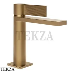 Gessi Inverso RIGATO Смеситель для раковины, без гарнитура 73502-726, Warm Bronze Br.