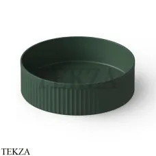 Dea Design Washbasins Раковина настольная D40 Solid Surface DD9802 400 11, Dark Green №11