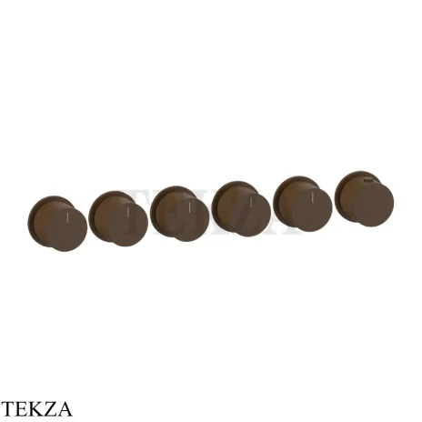 Gessi Habito Bath-shower Термостат на 5 потоков, внешняя часть 63440-845, Dark Bronze
