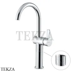 Newform Blink Chic luxury Смеситель для раковины высокий, без гарнитура 71115.21.018, хром глянец