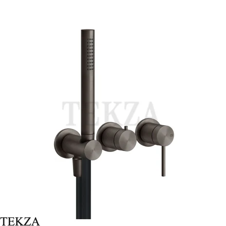Gessi 316 SHOWER Смеситель для душа, внешняя часть 54039-707, Black Metal Brushed PVD