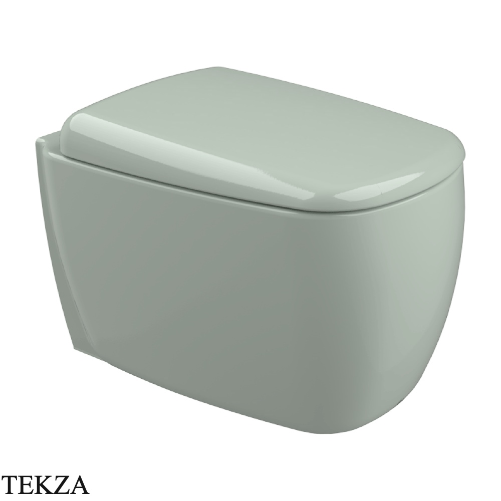 Flaminia MONO унитаз подвесной чаша Gosilent слив торнадо MN118SVG, зелёный Verde Giada глянец