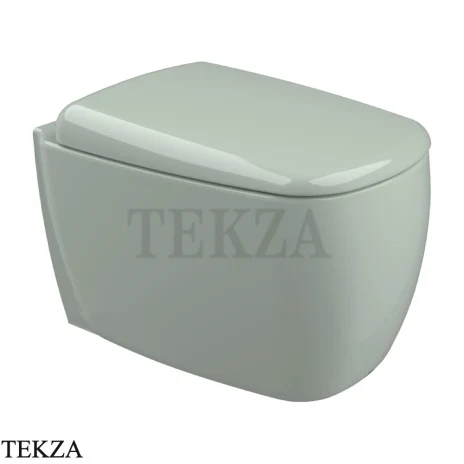 Flaminia MONO унитаз подвесной чаша Gosilent слив торнадо MN118SVG, зелёный Verde Giada глянец
