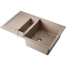 Omoikiri Sakaime 78-2 Кухонная мойка Tetogranit две чаши 4993116 бежевый