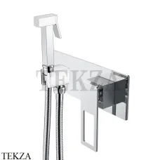 Boheme Q Гигиенический душ со смесителем, комплект 147-CRCR, Хром глянец