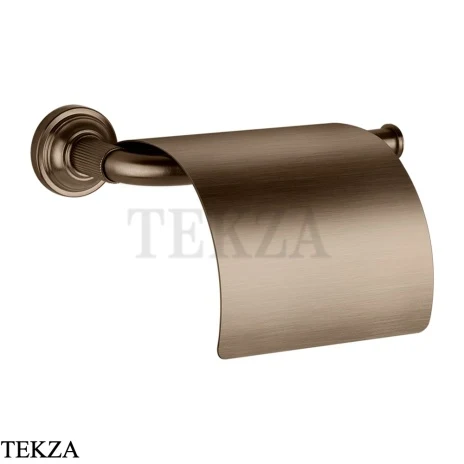 Gessi VENTI20 Держатель туалетной бумаги с крышкой 65449-761, Coffee Bronze Br. PVD