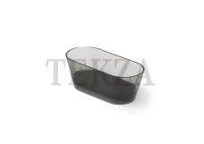 Dea Design Ванна отдельностоящая 160x70 см DD8606 1600 R4 ,  Smoky Black R4
