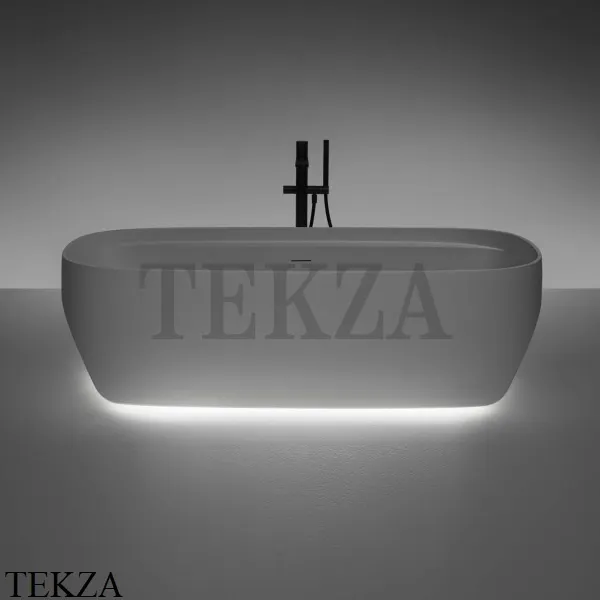 Antonio Lupi SLED Ванна овальная свободностоящая, Flumood, белый матовый