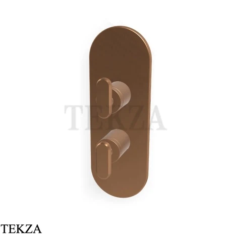 FIMA Carlo Frattini Park Line Смеситель для душа 2-3 потока, внешняя часть F1309X6ZS, Brushed Amber Bronze