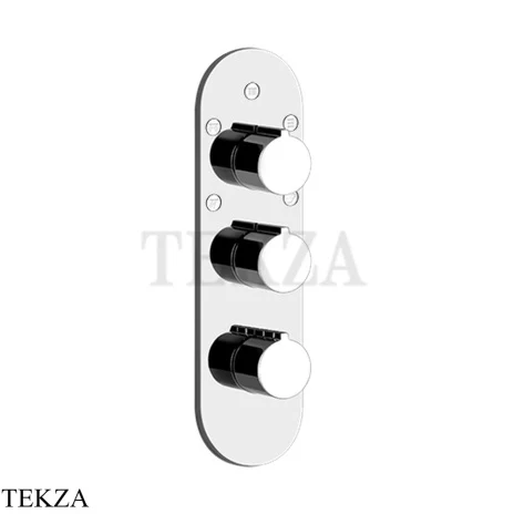 Gessi Ingranaggio-Anello Термостат для душа, 5 потоков, внешняя часть 43072-031, хром глянец