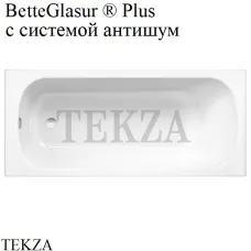 BETTE BETTEFORM Встраиваемая прямоугольная ванна 2950-000 AD PLUS, сталь, антишум, BetteGlasur ® Plus, белый глянец