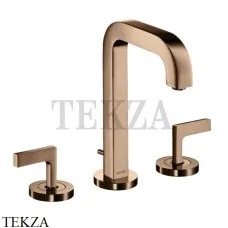 Axor Citterio Смеситель для раковины 170, с донным клапаном 39135300, Polished Red Gold