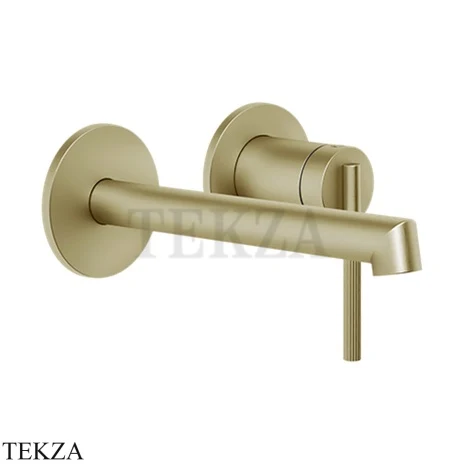 Gessi INGRANAGGIO Смеситель для раковины короткий, внешняя часть 63581-727, Brushed Brass PVD