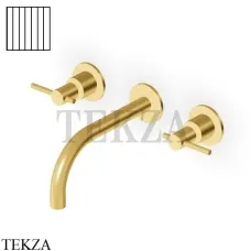 Zucchetti Helm Vertical Смеситель для раковины, внешняя часть ZHL760.XP41G2, brushed gold PVD