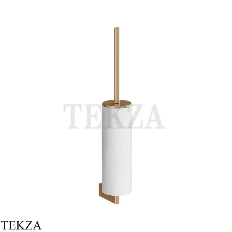 Gessi Origini Туалетный ершик настенный, белый 66419-726, Warm Bronze Br. PVD
