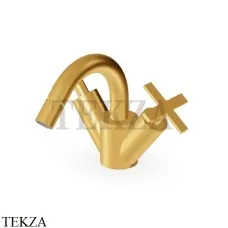 Zucchetti Gill Смеситель для биде, с донным клапаном ZGL5327.C41, brushed gold