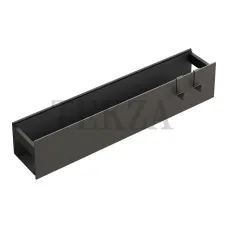 Boheme Space Полка настенная с крючками 60см (доп. аксессуары) Space 10966-GM Gun metal