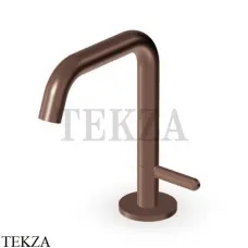 Zucchetti Isy22 Смеситель для раковины прогрессивный, без гарнитуры ZIS2810.P21, brushed chocolate PVD