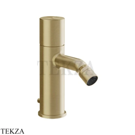 Gessi Habito UNITO Смеситель для биде, с донным клапаном 70007-727, Brushed Brass PVD