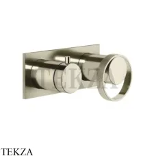 Gessi ANELLO Смеситель для душа с переключателем 2 потока 63379-720, Nickel PVD Gessi ANELLO Смеситель для душа с переключателем 2 потока 63379-720, Nickel PVD