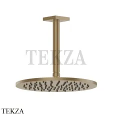 Gessi RILIEVO Потолочная душевая лейка D25 с кронштейном 59152-726, Warm Bronze Br